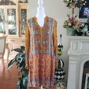 Multicolor Bohemian Dress